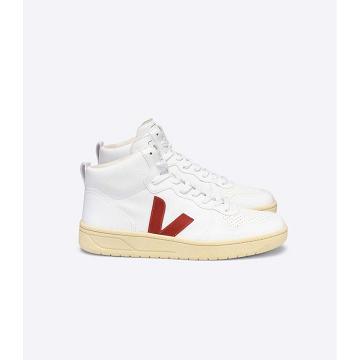 Veja V-10 CWL High Top Men's Shoes White | NZ 285FDN